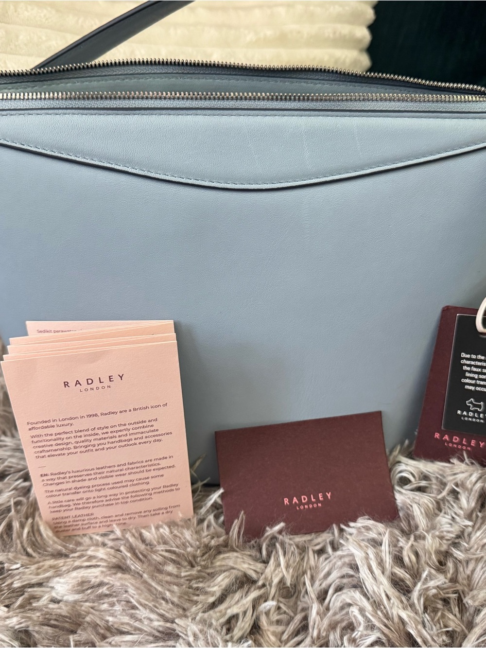 NWT Radley Kensal Light Blue Crossbody